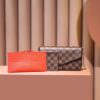 Louis Vuitton Pochette Felicie Shoulder Bag 8.3in/ 21cm Brown Gold Hardware For Women N63032 - Image 6