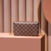 Louis Vuitton Pochette Felicie Shoulder Bag 8.3in/ 21cm Brown Gold Hardware For Women N63032 - Image 7
