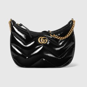 Gucci GG Marmont Small Shoulder Bag Black For Women 10.2 Inches/ 25.9 Cm - 777263 0AABA 1000