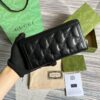 Gucci GG Matelassé Zip-Around Wallet Black For Women 723784 UM8IG 1000 7.6 in/ 19.5 cm - Image 3