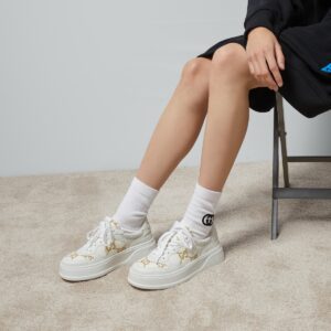 Alternative view of Gucci GG Sneaker White For Women 670408 AACXG 9059