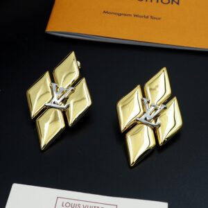 Louis Vuitton GO-14 Earrings Gold For Women