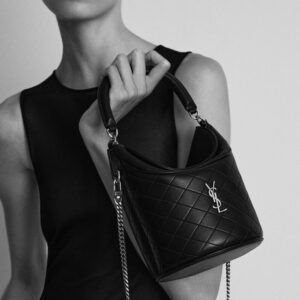 Alternative view of Saint Laurent Gaby Bucket Bag Black For Women 7.5 Inches/ 19 Cm 7639611EL071000