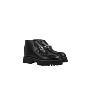 Alternative view of Gucci Ankle With Horsebit Boots Black For Women - 764204 DS800 1000