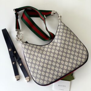 Alternative view of Gucci Attache Small Shoulder Bag 9in/23cm Beige For Women GG 699409 96GRN 4082