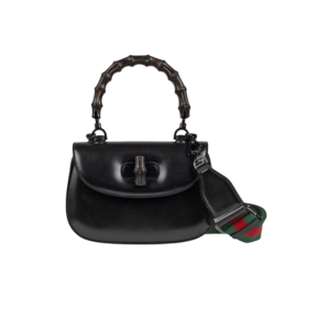 Gucci Bamboo 1947 Small Top Handle Bag 8.3in/ 21cm Black For Women 675797 10ODP 1060