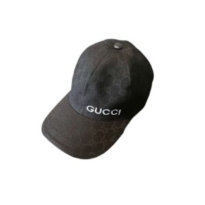 Gucci Baseball Hat Dark Grey For Women
