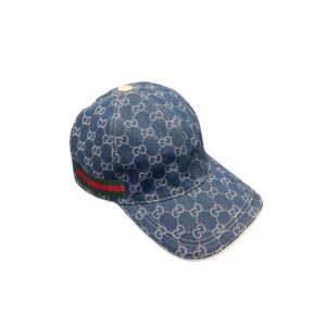 Gucci Baseball Hat Blue For Women