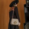 Gucci Blondie Medium Shoulder Bag 11.4in/ 29cm Beige/ Ebony GG Supreme Canvas Gold Hardware For Women ‎699210 96IWG 8745 - Image 2