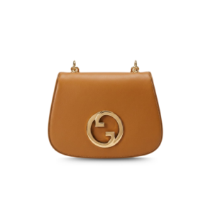 Gucci Blondie Medium Shoulder Bag 11.4in/ 29cm Brown Gold Hardware For Women