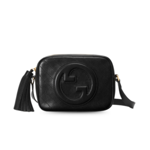 Gucci Blondie Small Shoulder Bag 8.3in/ 21cm Black Gold Hardware For Women 742360 AACBO 8106