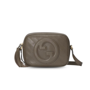 Gucci Blondie Small Shoulder Bag 8.3in/ 21cm Brown/ Gray Gold Hardware For Women 742360 1IV0G 2802