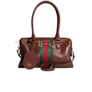Gucci Borsetto Medium Boston Shoulder Bag 11in/ 28cm Chestnut Gold Hardware For Women 866732 AAGIQ 2243