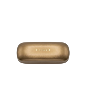 Gucci Bronze Clamshell Hard Eyeglass Case