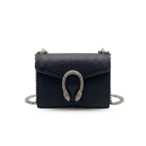 Gucci Dionysus Chain Super Mini Wallet 4.3in/ 11cm Black Palladium Hardware For Women