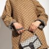 Gucci Dionysus Chain Wallet Shoulder Bag 8in/ 20cm Beige/ Blue GG Supreme Canvas Palladium Hardware For Women 401231 K9GSN 4075 - Image 2