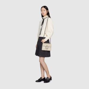 Alternative view of Gucci Dionysus Mini Shoulder Bag 7.9in/ 20cm White Silver Hardware For Women 421970 0K7JN 9680