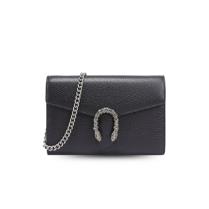 Gucci Dionysus Mini Chain Shoulder Bag 8in/ 20cm Emerald Black Metal-Free Tanned Antique Silver Hardware For Women 401231 CAOGN 8176