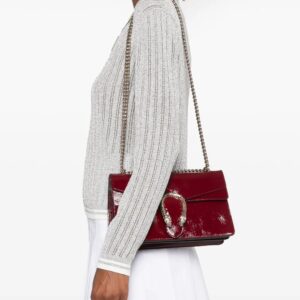 Alternative view of Gucci Dionysus Shoulder Bag 11in/ 28cm Wine Red Gold Hardware For Women