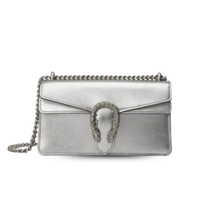 Gucci Dionysus Small Shoulder Bag 10in/ 25cm Silver Palladium Hardware For Women 499623 1TRBN 8173