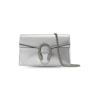 Gucci Dionysus Super Mini Shoulder Bag 6.5in/ 17cm Silver Palladium Hardware For Women 476432 1TRBN 8173