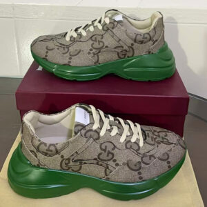 Alternative view of Gucci GG 100 Rhyton Sneaker Green For Men