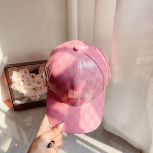 Alternative view of Gucci GG Canvas Baseball Hat Pink For Women