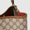 Gucci GG Emblem Medium Bucket Bag 9.8in/ 25cm Beige/ Brown Gold Hardware For Women 815103 FAD6L 9758 - Image 7