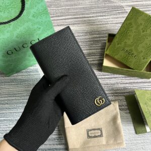 Alternative view of Gucci GG Marmont Long Wallet Black For Men 7.1in/18cm ‎‎‎428740 DJ20T 1000