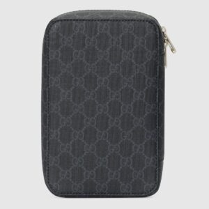 Alternative view of Gucci GG Mini Packing Cube Black 8.7in / 22cm 726657 KGD0N 1000