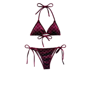 Gucci GG Sparkle Bikini Burgundy For Women
