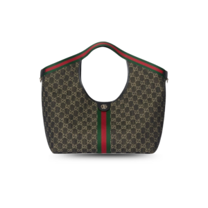 Gucci Giglio Large Tote Bag 21.3in/ 54cm Black Denim Gold Hardware For Women ‎‎853971 FAFYU 1155