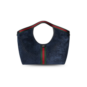 Gucci Giglio Large Tote Bag 21.3in/ 54cm Dark Blue Gold Hardware For Women ‎‎‎853971 CAABV 4541