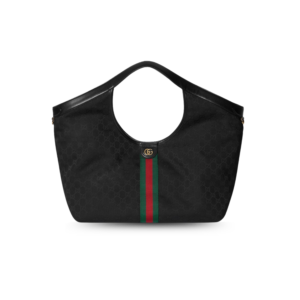 Gucci Giglio Large Tote Bag 21.3in/ 54cm Black Gold Hardware For Women 853971 FAFWA 1053