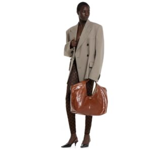 Alternative view of Gucci Giglio Large Tote Bag 21.3in/ 54cm Dark Brown Gold Hardware For Women 853971 AAF2H 7645
