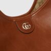 Gucci Giglio Large Tote Bag 21.3in/ 54cm Dark Brown Gold Hardware For Women 853971 AAF2H 7645 - Image 5
