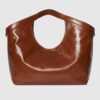 Gucci Giglio Large Tote Bag 21.3in/ 54cm Dark Brown Gold Hardware For Women 853971 AAF2H 7645 - Image 6