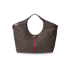 Gucci Giglio Large Tote Bag 21.3in/ 54cm Dark Brown Gold Hardware For Women 853971 FAF3Y 2155