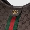 Gucci Giglio Large Tote Bag 21.3in/ 54cm Dark Brown Gold Hardware For Women 853971 FAF3Y 2155 - Image 5