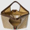 Gucci Giglio Large Tote Bag 21.3in/ 54cm Sand And Brown Gold Hardware For Women 853971 FAF1L 9653 - Image 6