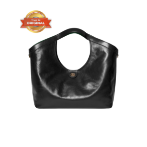 Gucci Giglio Large Tote Bag 21.3in/ 54cm Black Gold Hardware For Women 853971 AAF2H 1060
