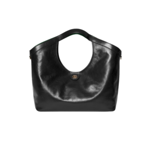 Gucci Giglio Large Tote Bag 21.3in/ 54cm Black Gold Hardware For Women 853971 AAF2H 1060