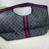 Gucci Giglio Large Tote Bag 21.3in/ 54cm Blue/ White Denim Gold Hardware For Women 853971 FAFFQ 8864 - Image 9