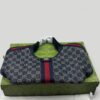 Gucci Giglio Small Tote Bag 9.8in/ 25cm Blue/ White Denim Gold Hardware For Women ‎860845 FAFRW 8864 - Image 4