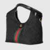 Gucci Giglio Small Tote Bag 9.8in/ 25cm Black Gold Hardware For Women ‎‎‎860845 FAFWA 1053 - Image 4