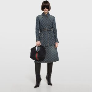 Alternative view of Gucci Giglio Small Tote Bag 9.8in/ 25cm Black Gold Hardware For Women ‎‎‎860845 FAFWA 1053
