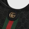 Gucci Giglio Small Tote Bag 9.8in/ 25cm Black Gold Hardware For Women ‎‎‎860845 FAFWA 1053 - Image 5