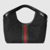 Gucci Giglio Small Tote Bag 9.8in/ 25cm Black Gold Hardware For Women ‎‎‎860845 FAFWA 1053 - Image 6