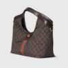 Gucci Giglio Small Tote Bag 9.8in/ 25cm Dark Brown Gold Hardware For Women ‎‎‎860845 FAF3Y 2155 - Image 4
