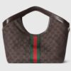 Gucci Giglio Small Tote Bag 9.8in/ 25cm Dark Brown Gold Hardware For Women ‎‎‎860845 FAF3Y 2155 - Image 6